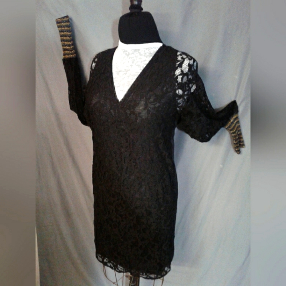 Pier Antonio Gaspari                       Black lace forever dress